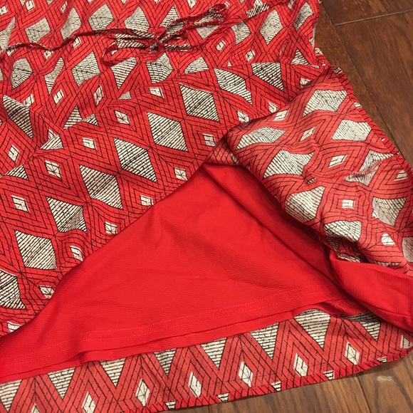 Collective Concepts - Red geometrical Shirt Dress - Picture 5 of 6